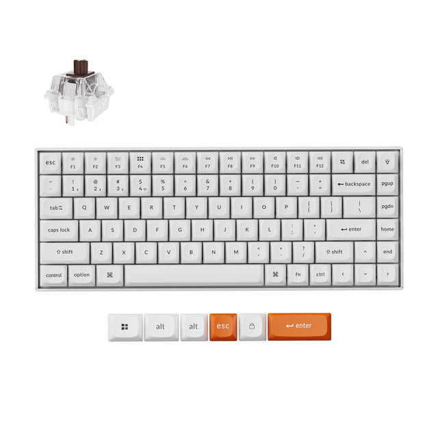 Clavier mécanique sans fil Keychron K2 Max QMK (disposition US ANSI)