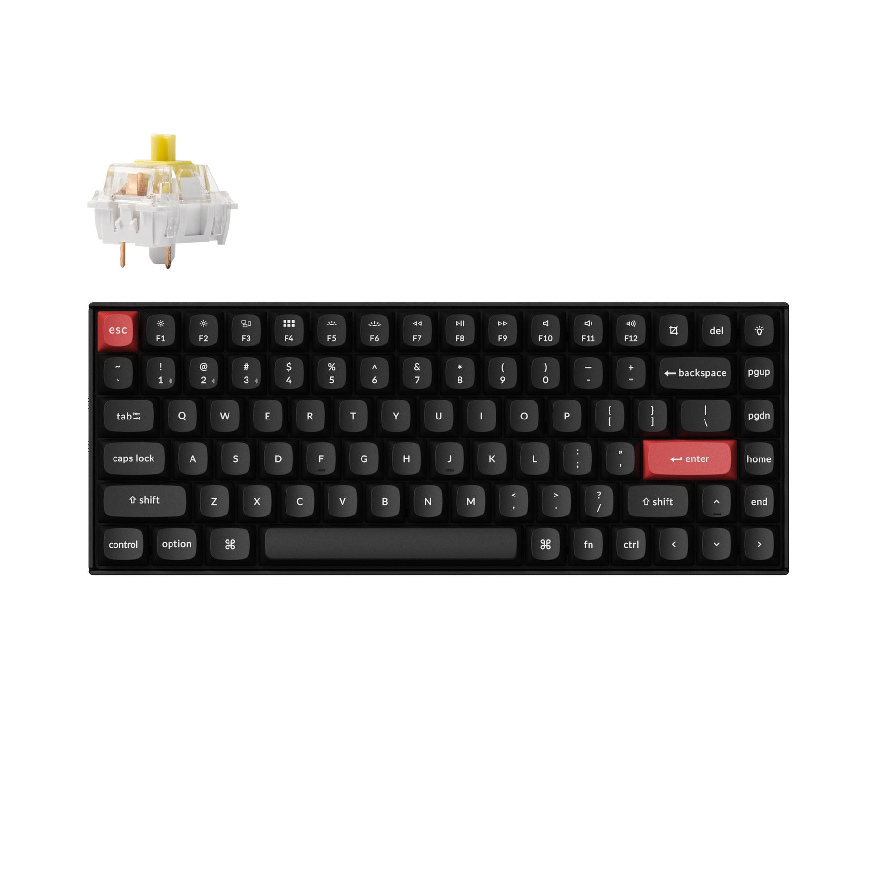 Clavier mécanique sans fil Keychron K2 Pro QMK/VIA (disposition US ANSI)