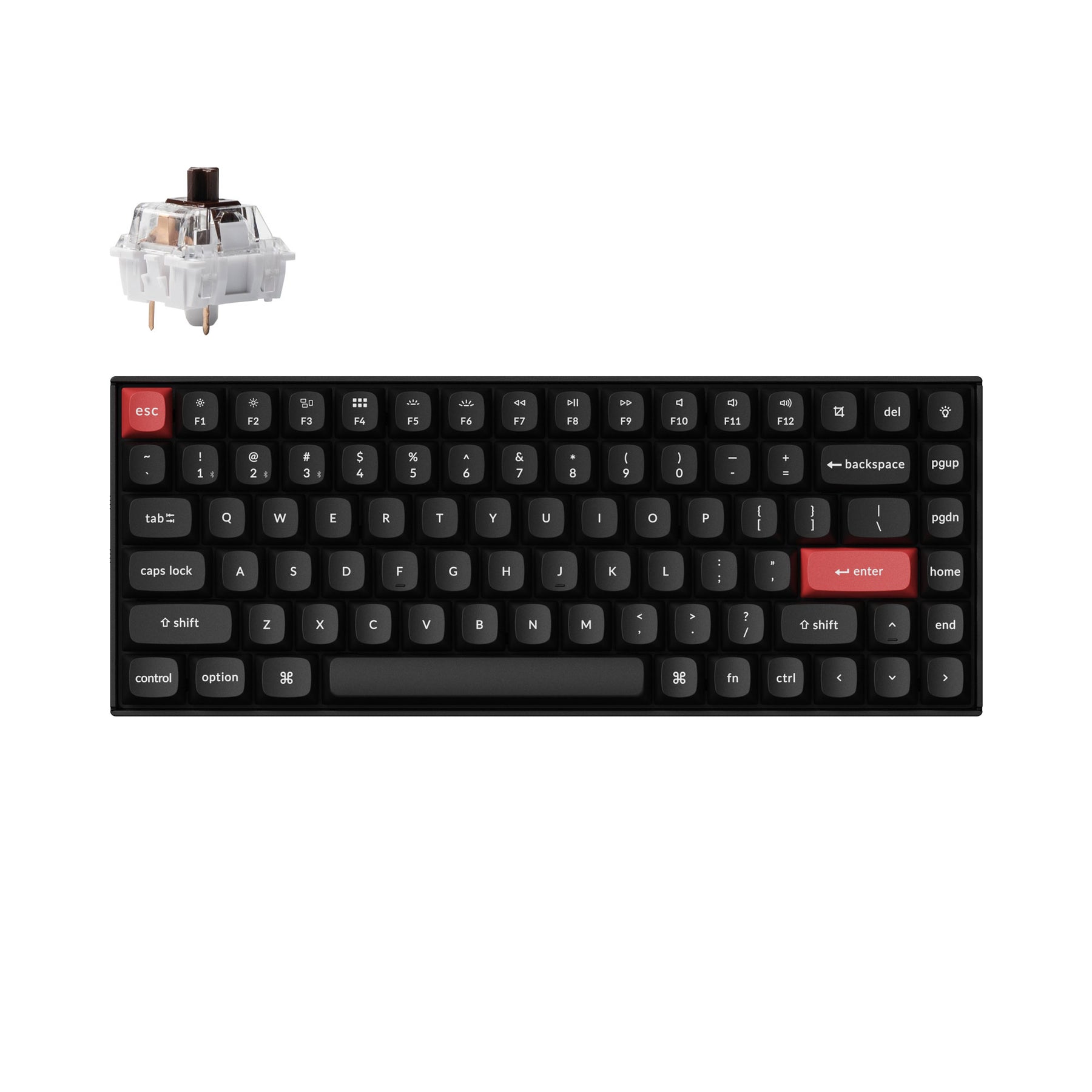 Clavier mécanique sans fil Keychron K2 Pro QMK/VIA (disposition US ANSI)
