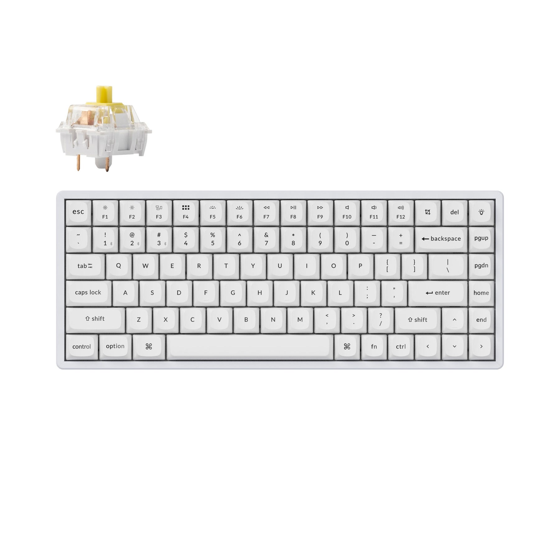 Clavier mécanique sans fil Keychron K2 Pro QMK/VIA (disposition US ANSI)