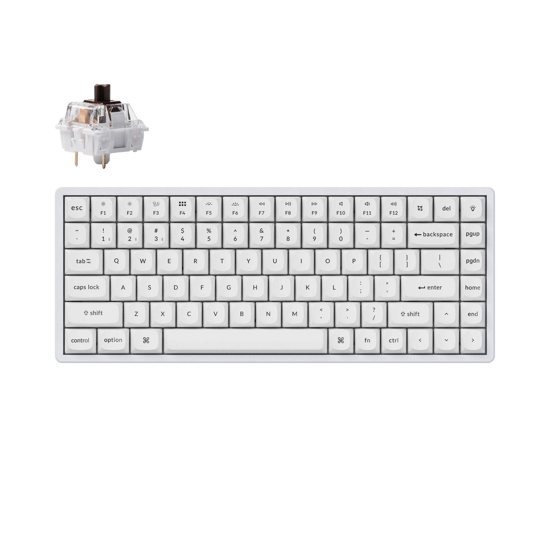 Clavier mécanique sans fil Keychron K2 Pro QMK/VIA (disposition US ANSI)