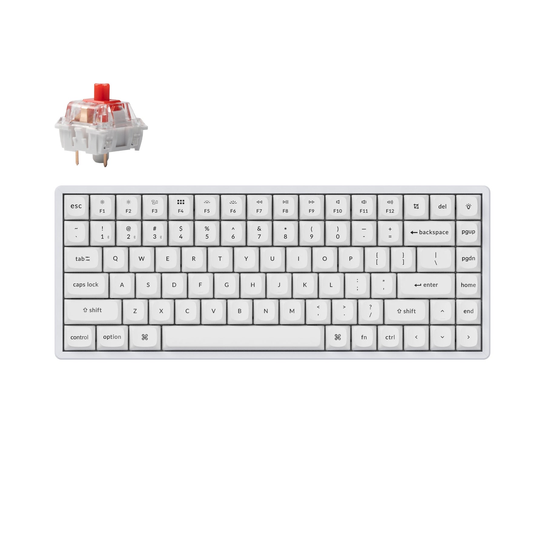 Clavier mécanique sans fil Keychron K2 Pro QMK/VIA (disposition US ANSI)