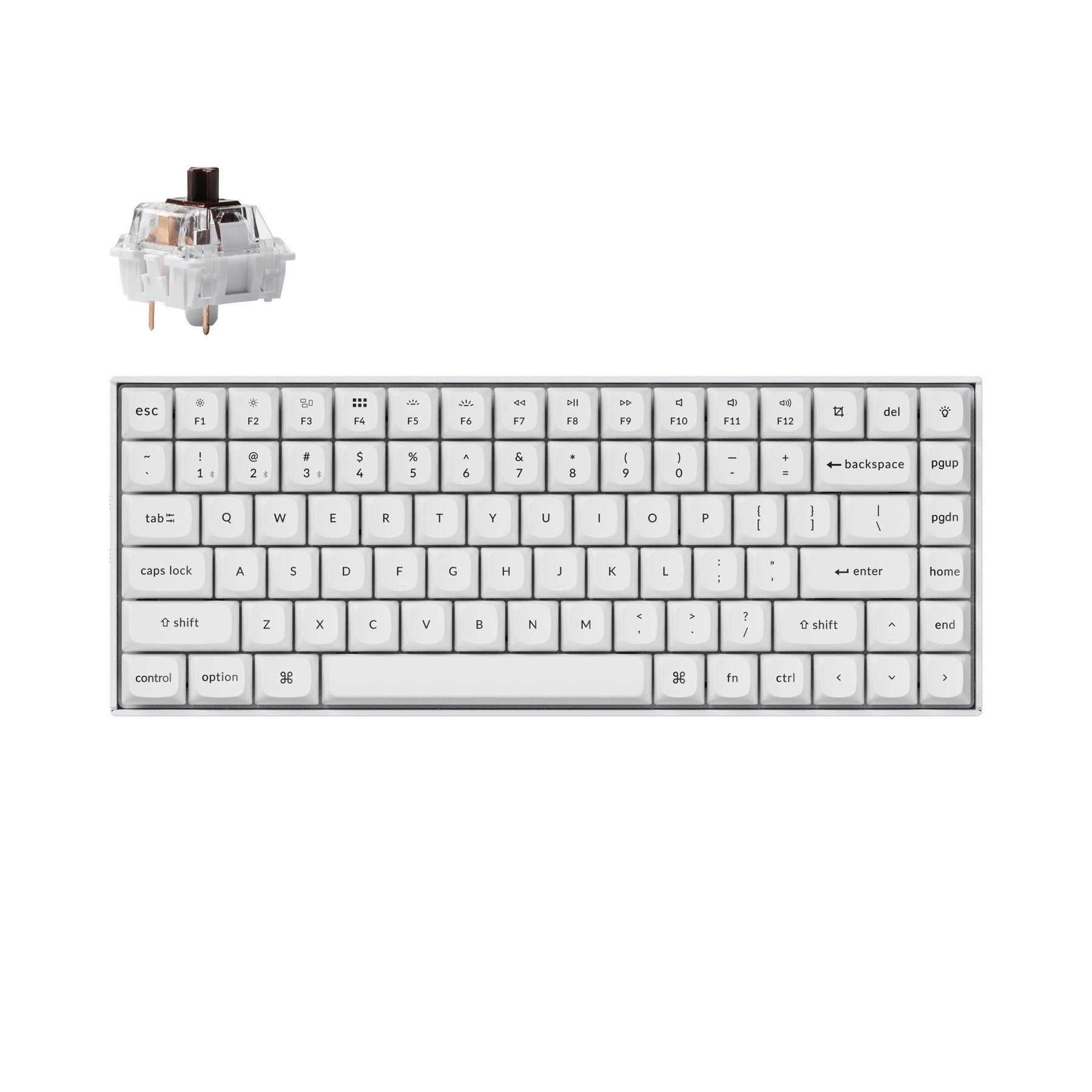 Clavier mécanique sans fil Keychron K2 Pro QMK/VIA (disposition US ANSI)