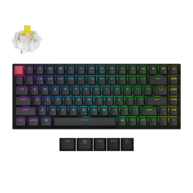 Clavier Mécanique Sans Fil Keychron K2 QMK (Version 3) (Disposition US ANSI)