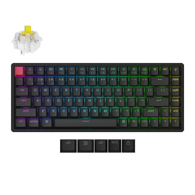 Clavier Mécanique Sans Fil Keychron K2 QMK (Version 3) (Disposition US ANSI)