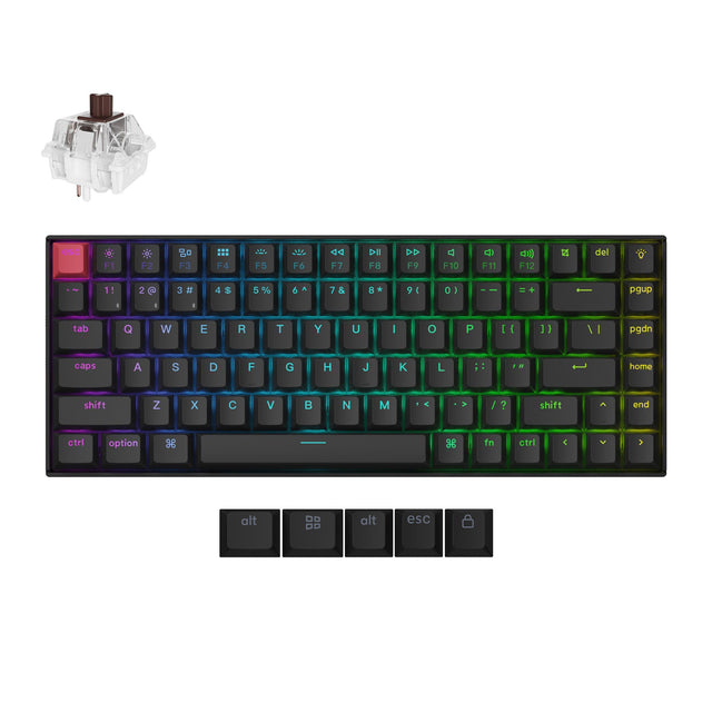 Clavier Mécanique Sans Fil Keychron K2 QMK (Version 3) (Disposition US ANSI)