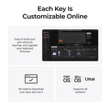 Clavier personnalisé Keychron K3 HE sans fil à interrupteur magnétique