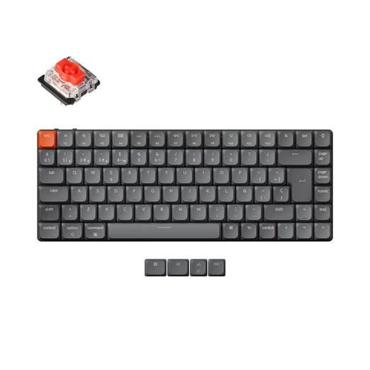 Clavier mécanique personnalisé sans fil Keychron K3 Max QMK/VIA Collection disposition ISO