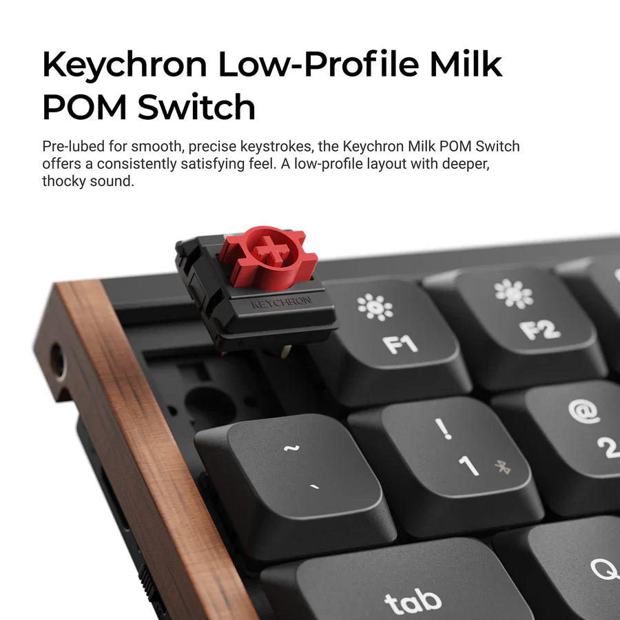 Clavier mécanique personnalisé Keychron K3 Max SE QMK sans fil (Disposition US ANSI)