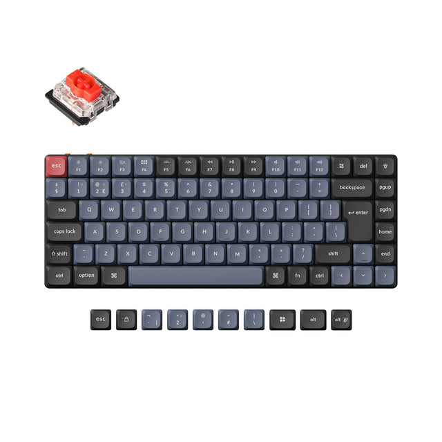 Keychron K3 Pro QMK/VIA Clavier mécanique sans fil Collection de mises en page ISO