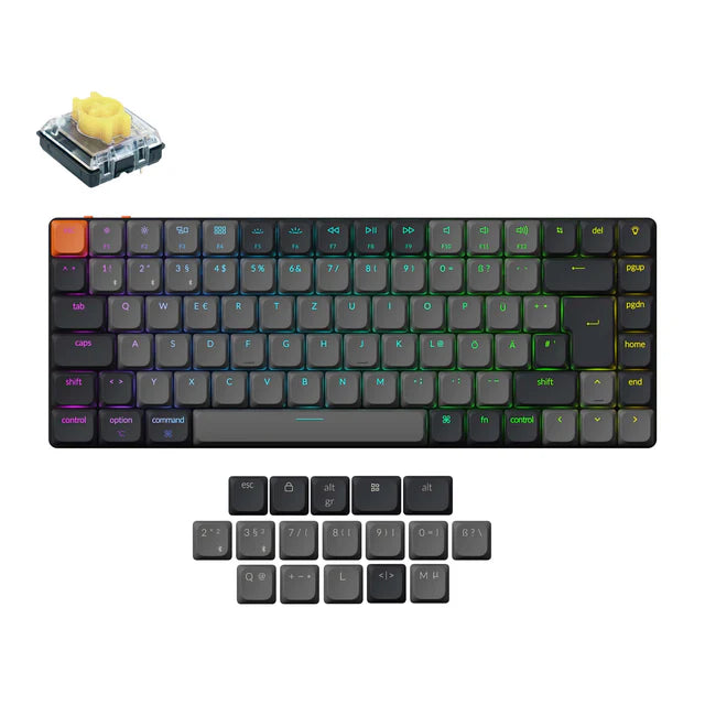 Keychron K3 QMK Wireless Mechanical Keyboard ISO Layout - Version 3