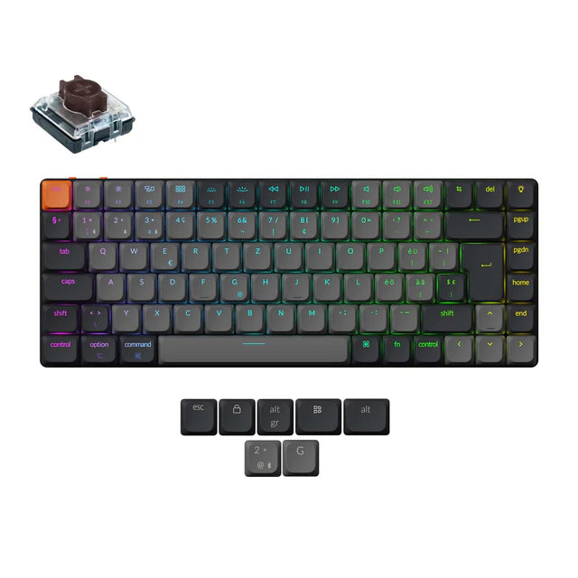 Keychron K3 QMK Wireless Mechanical Keyboard ISO Layout - Version 3