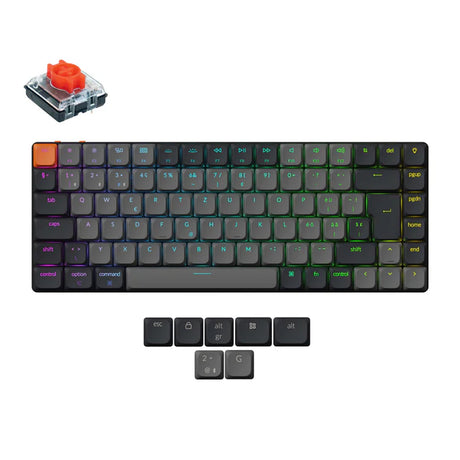 Disposition ISO du clavier mécanique sans fil Keychron K3 QMK - Version 3