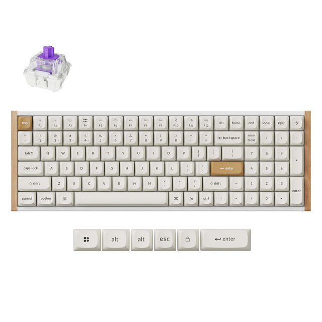 Clavier personnalisé Keychron K4 HE sans fil à interrupteur magnétique
