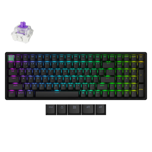 Clavier personnalisé Keychron K4 HE sans fil à interrupteur magnétique