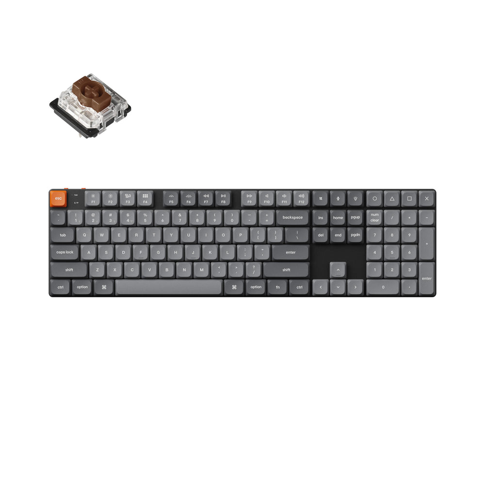 Clavier mécanique personnalisé sans fil Keychron K5 Max QMK/VIA (clavier US ANSI)