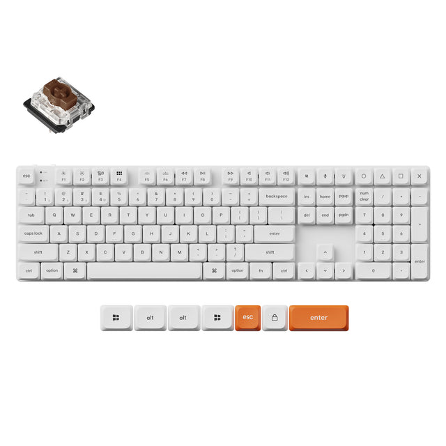Clavier mécanique personnalisé sans fil Keychron K5 Max QMK/VIA (clavier US ANSI)