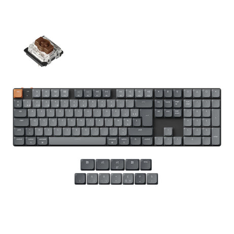 Keychron K5 Max QMK Wireless Custom Mechanical Keyboard ISO Layout Collection