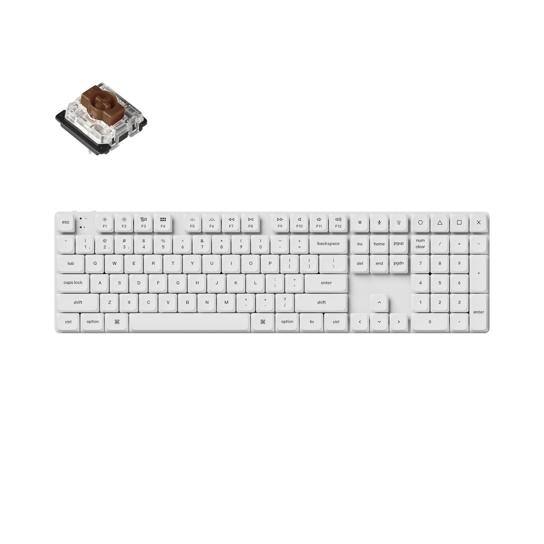 Clavier mécanique personnalisé sans fil Keychron K5 Pro QMK/VIA (disposition US ANSI)