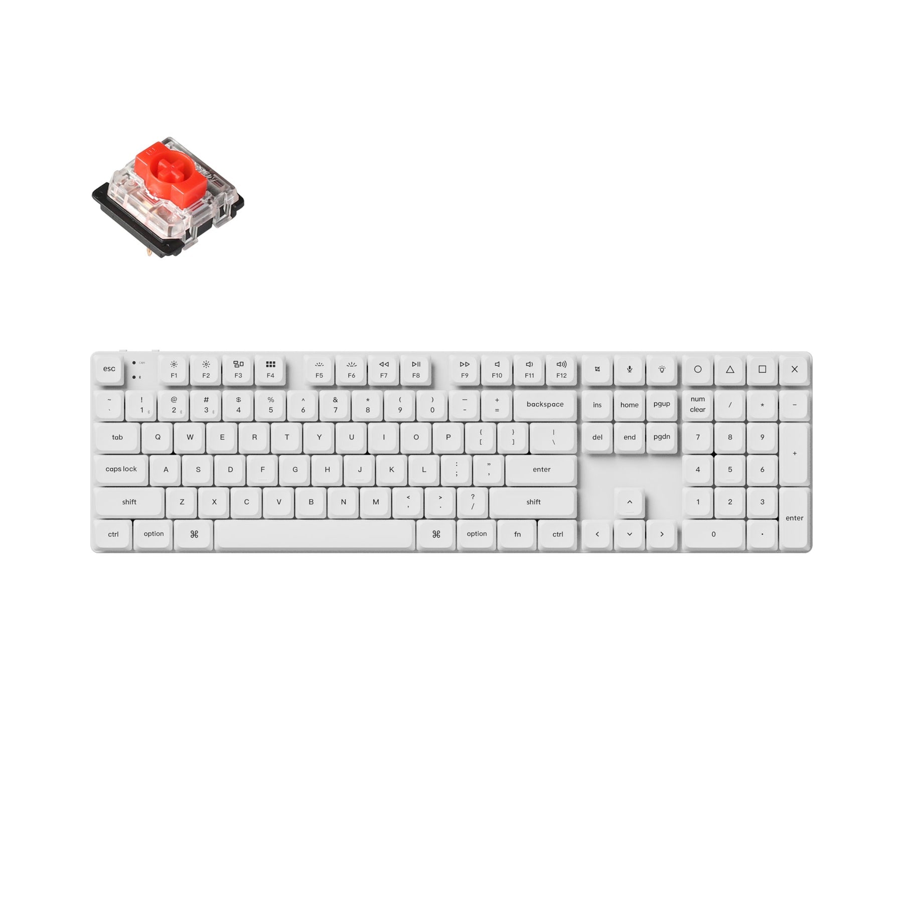 Clavier mécanique personnalisé sans fil Keychron K5 Pro QMK/VIA (disposition US ANSI)