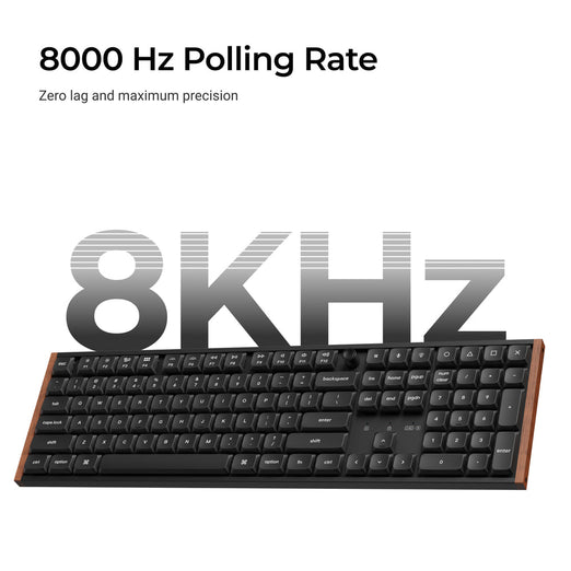 Clavier mécanique personnalisé sans fil Keychron K5 Ultra 8K (Disposition US ANSI)
