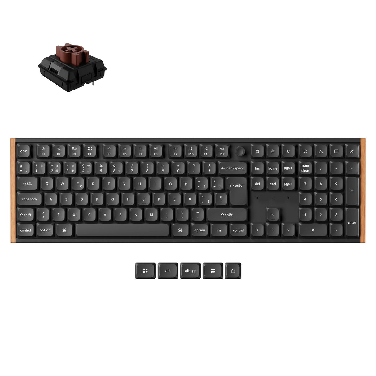 Keychron K5 Ultra 8K Wireless Custom Mechanical Keyboard ISO Layout Collection