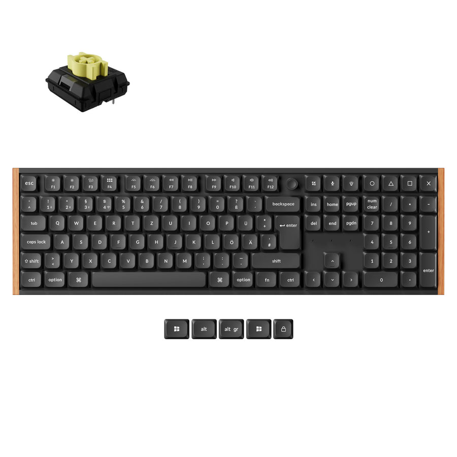Clavier mécanique personnalisé sans fil Keychron K5 Ultra 8K Collection avec disposition ISO
