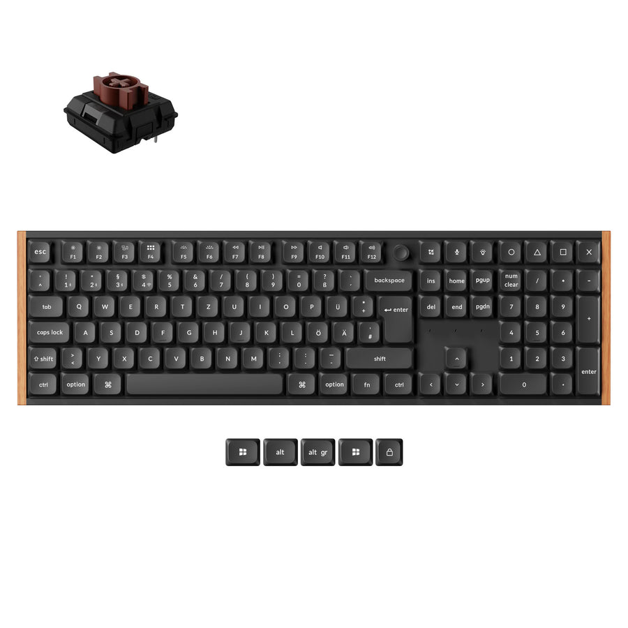 Clavier mécanique personnalisé sans fil Keychron K5 Ultra 8K Collection avec disposition ISO