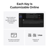 Clavier mécanique personnalisé sans fil Keychron K5 Ultra 8K (Disposition US ANSI)