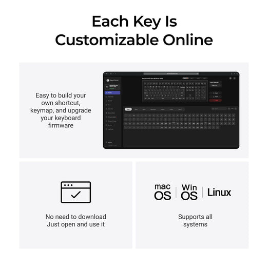 Clavier mécanique personnalisé sans fil Keychron K5 Ultra 8K (Disposition US ANSI)