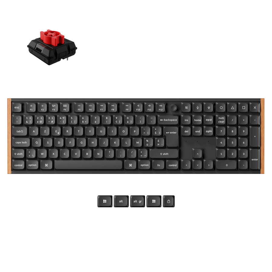 Clavier mécanique personnalisé sans fil Keychron K5 Ultra 8K Collection avec disposition ISO