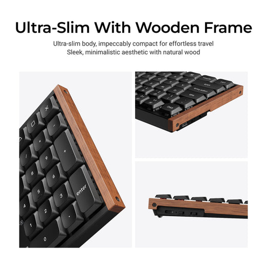 Clavier mécanique personnalisé sans fil Keychron K5 Ultra 8K (Disposition US ANSI)