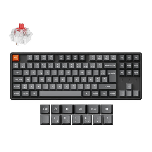 Clavier mécanique sans fil Keychron K8 Max QMK Collection disposition ISO