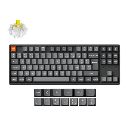 Clavier mécanique sans fil Keychron K8 Max QMK Collection disposition ISO