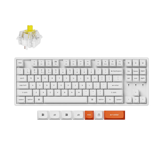 Clavier mécanique sans fil Keychron K8 Max QMK (Disposition US ANSI)