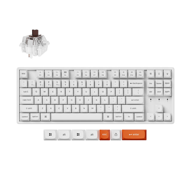 Clavier mécanique sans fil Keychron K8 Max QMK (Disposition US ANSI)
