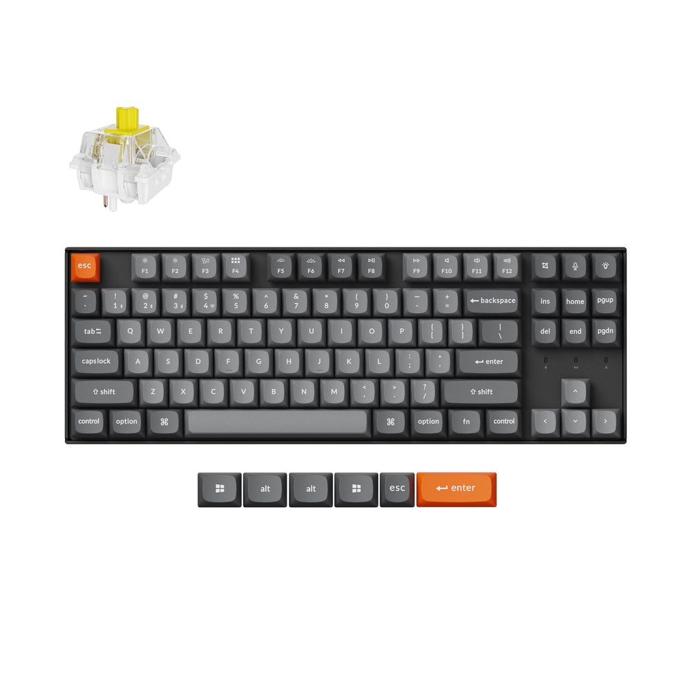 Clavier mécanique sans fil Keychron K8 Max QMK (Disposition US ANSI)
