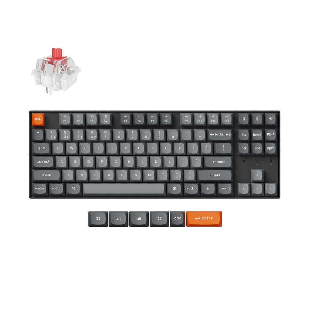 Clavier mécanique sans fil Keychron K8 Max QMK (Disposition US ANSI)