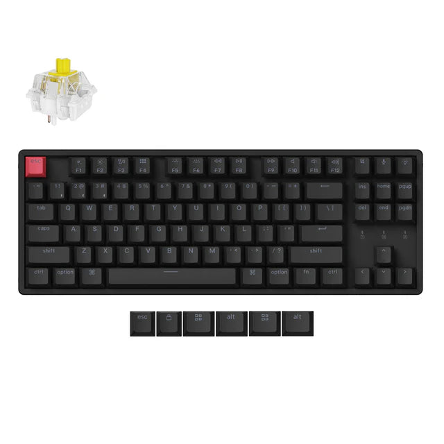 Clavier mécanique sans fil Keychron K8 QMK (version 2) (disposition US ANSI)