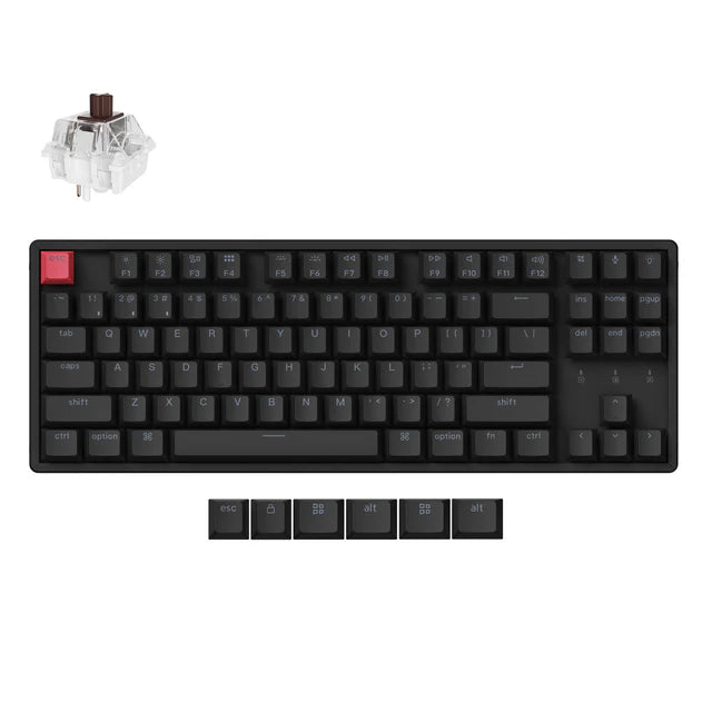 Clavier mécanique sans fil Keychron K8 QMK (version 2) (disposition US ANSI)
