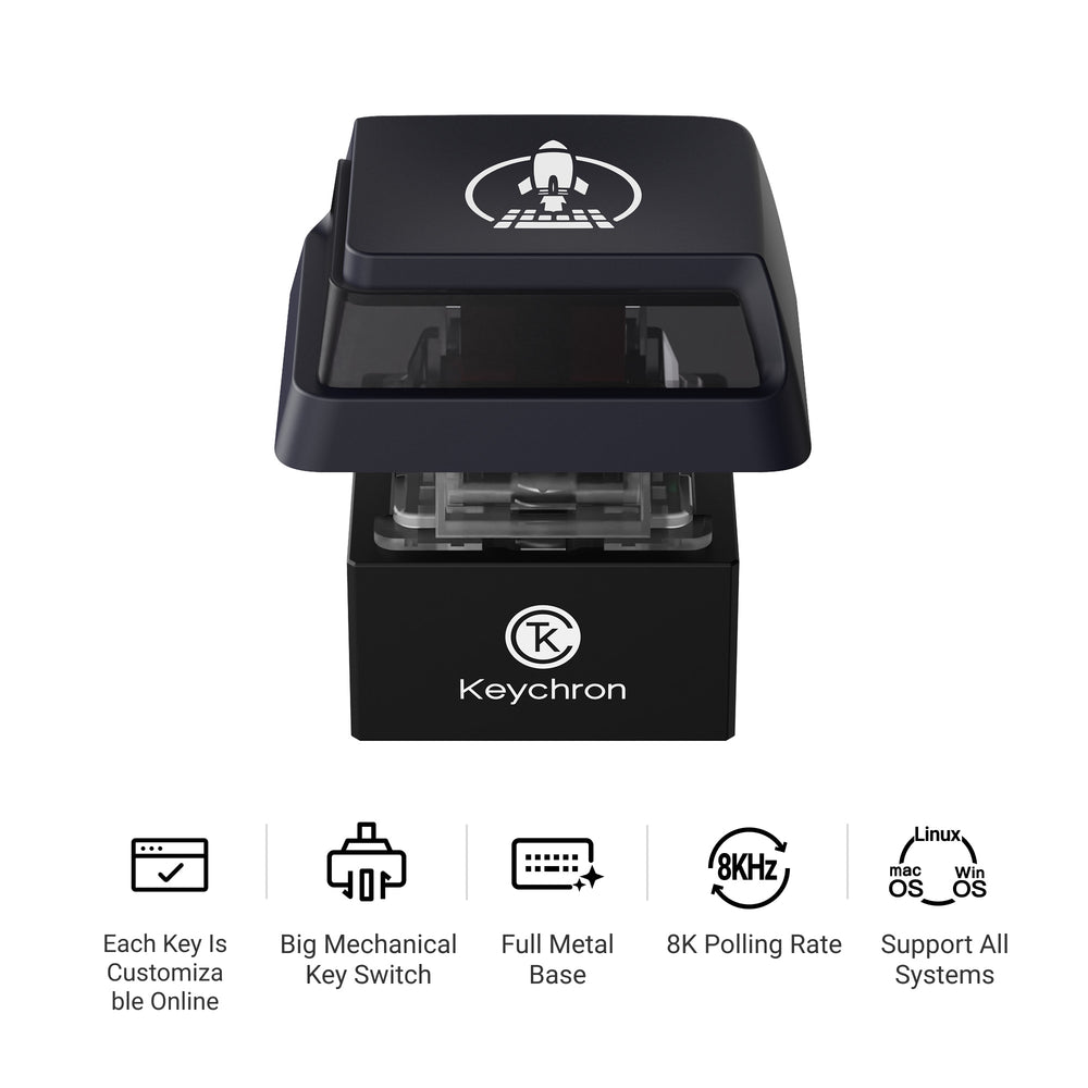 Touche d'action Keychron Q0 Mini 8K
