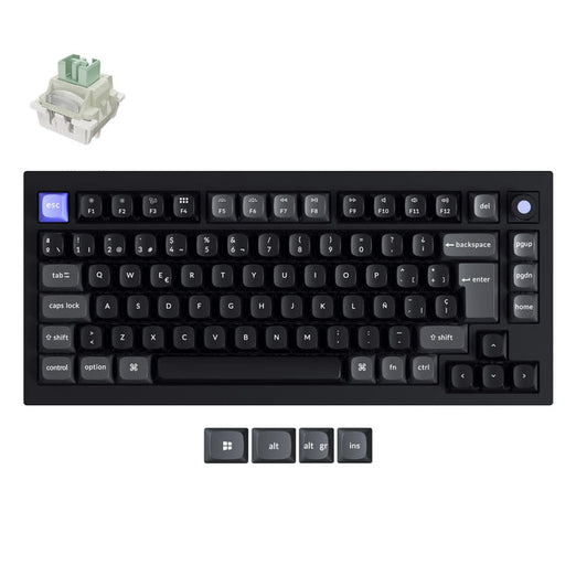 Collection de claviers Keychron Q1 HE 8K filaire à interrupteur magnétique disposition ISO