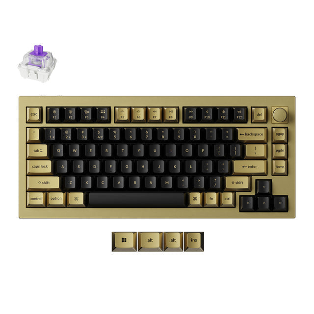 Keychron Q1 HE QMK Wireless Custom Keyboard - Copper Edition (US ANSI Layout)