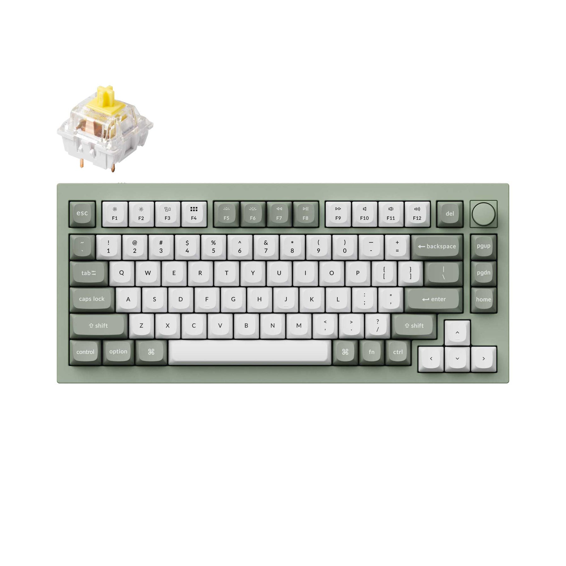 Clavier mécanique personnalisé filaire Keychron Q1 QMK - Version 2 (disposition US ANSI)