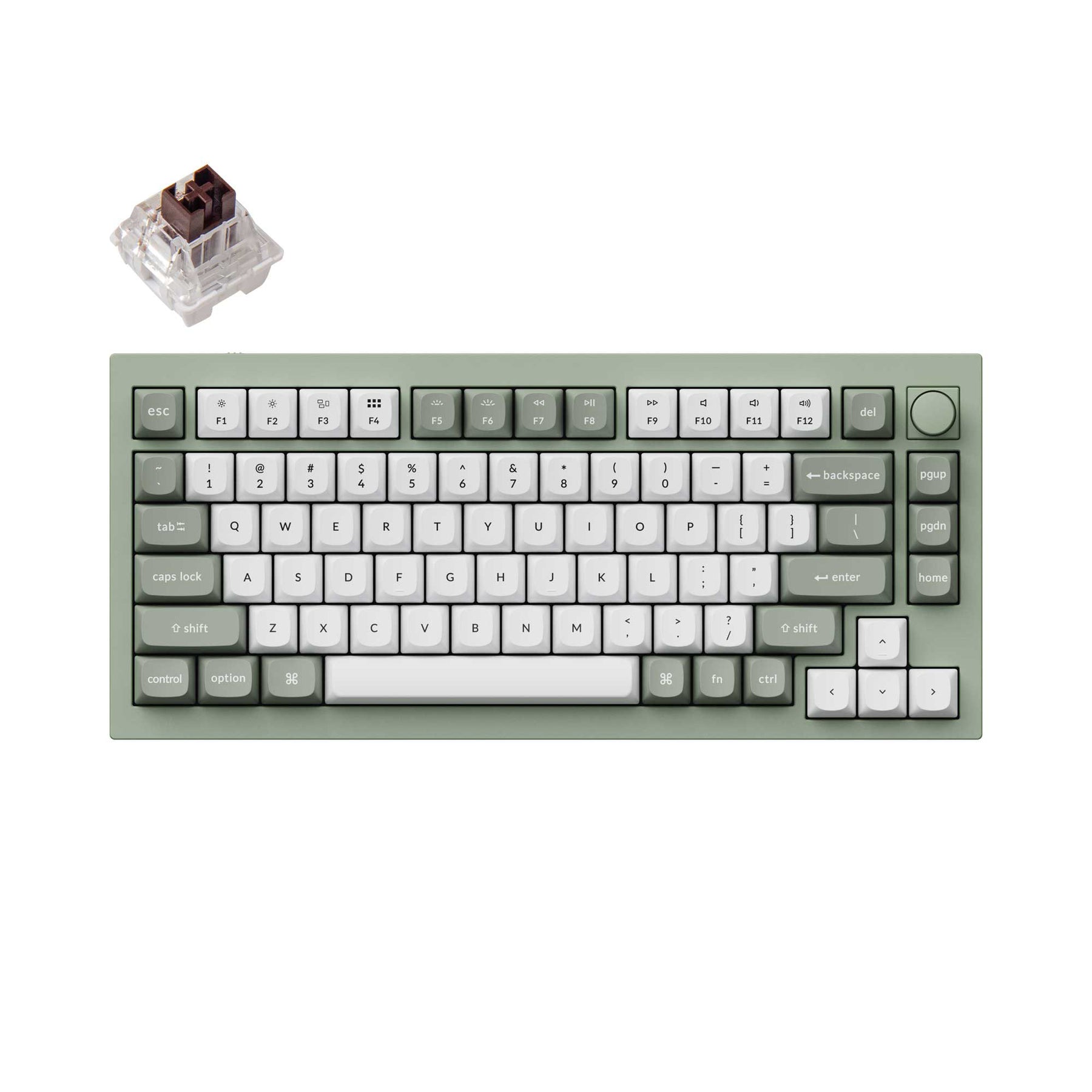 Clavier mécanique personnalisé filaire Keychron Q1 QMK - Version 2 (disposition US ANSI)