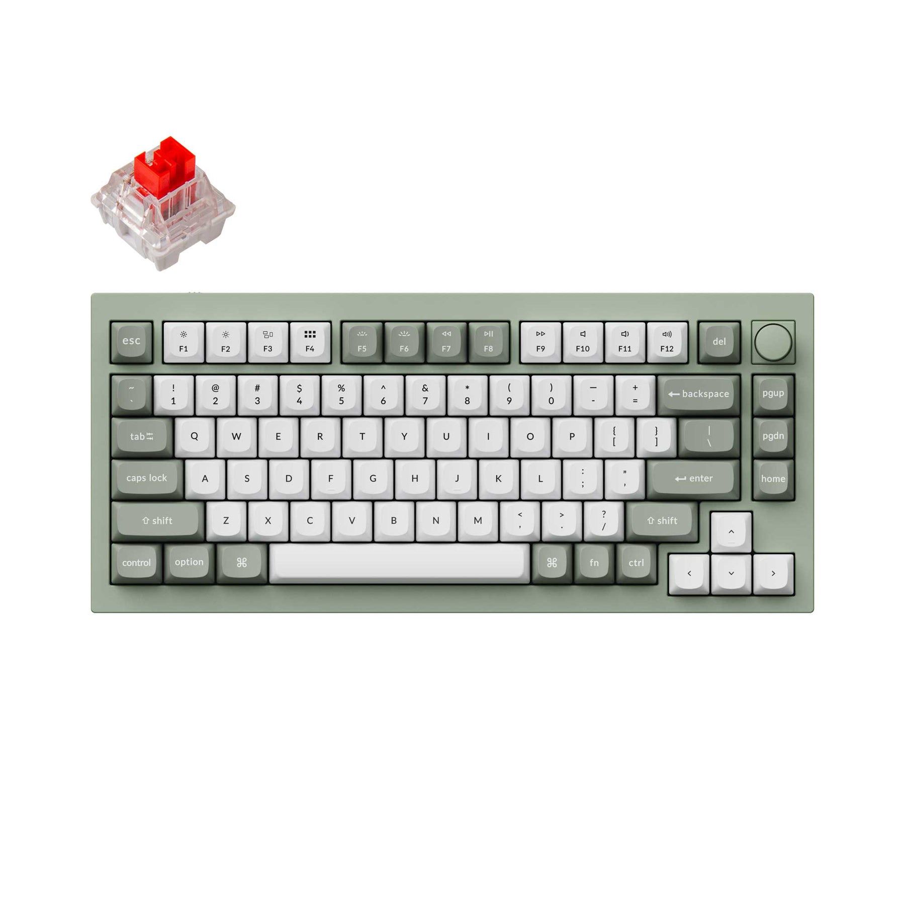 Clavier mécanique personnalisé filaire Keychron Q1 QMK - Version 2 (disposition US ANSI)