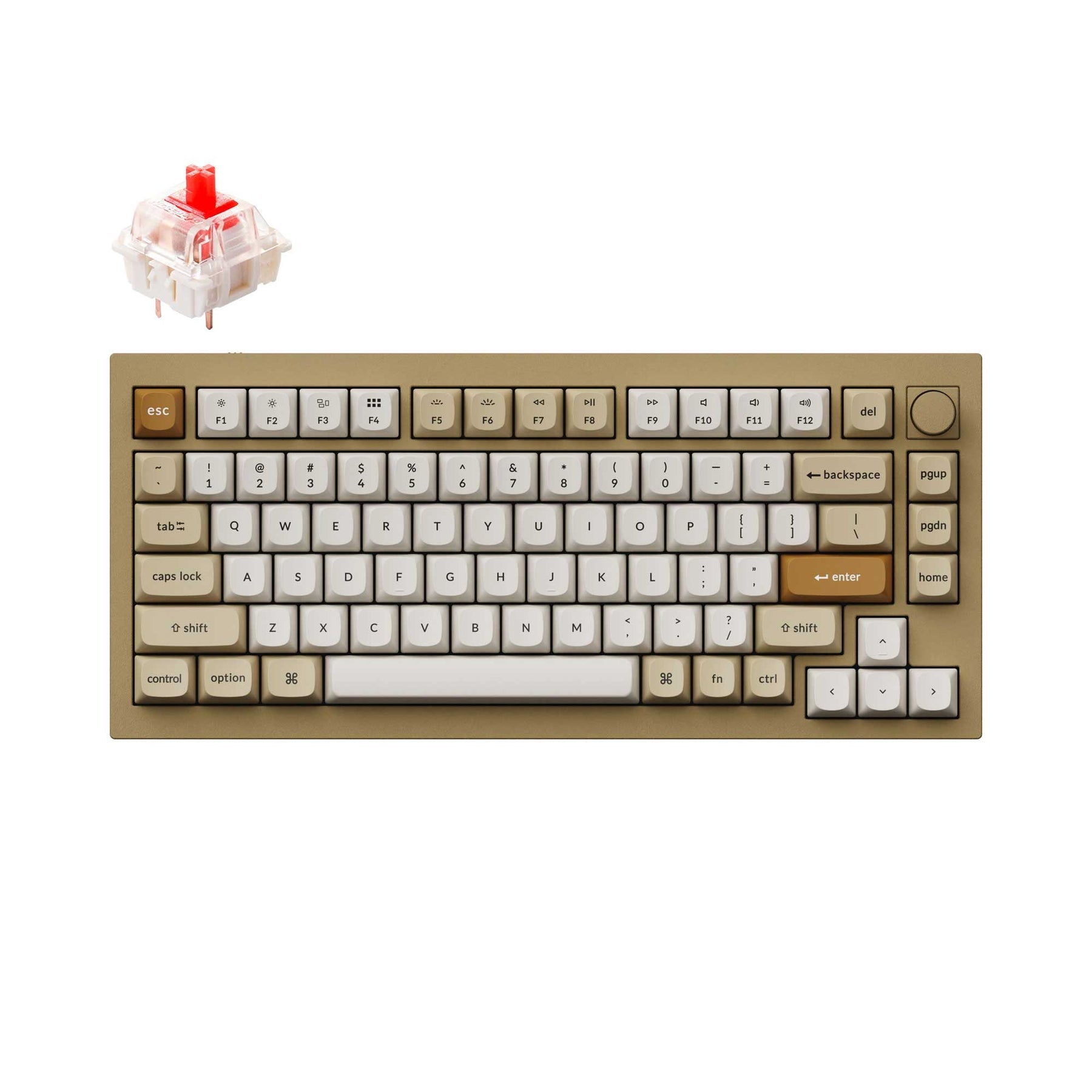 Clavier mécanique personnalisé filaire Keychron Q1 QMK - Version 2 (disposition US ANSI)