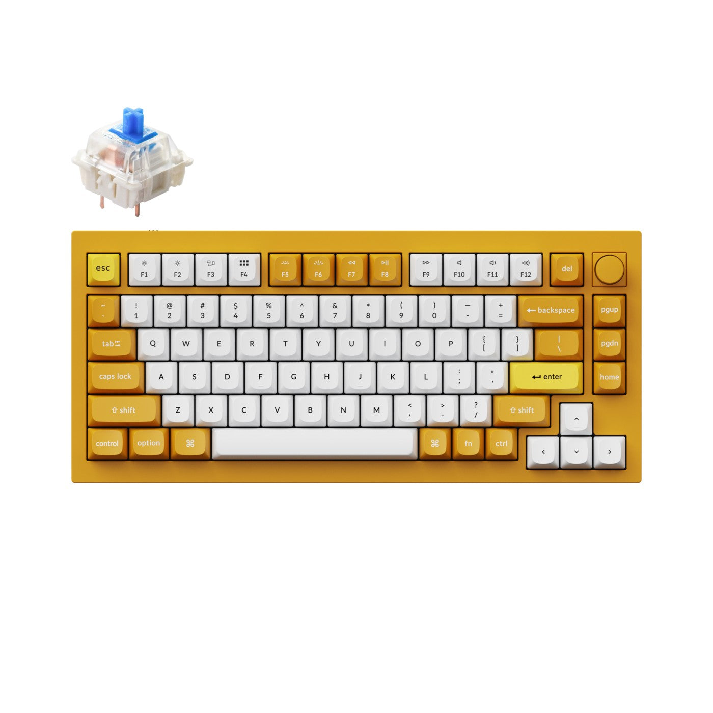 Clavier mécanique personnalisé filaire Keychron Q1 QMK - Version 2 (disposition US ANSI)