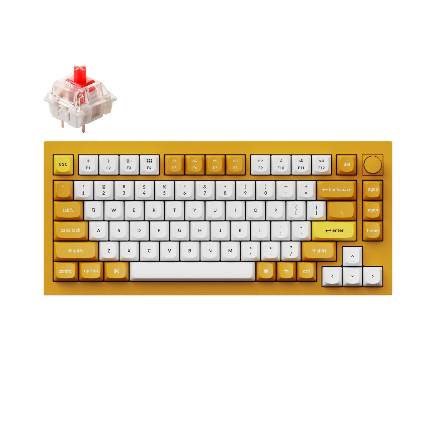 Clavier mécanique personnalisé filaire Keychron Q1 QMK - Version 2 (disposition US ANSI)