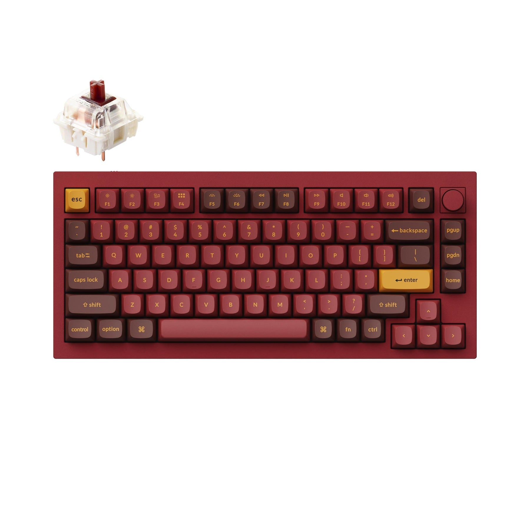 Clavier mécanique personnalisé filaire Keychron Q1 QMK - Version 2 (disposition US ANSI)